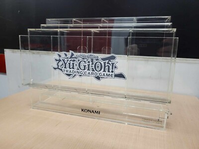YUGIOH Structure Deck Acrylic Dispenser With Yu-Gi-Oh! Logo Konami NEW-image