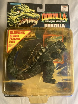 Trendmasters 1994 Godzilla Action Figure Toy with Glowing Atomic Plasma Eyes-image