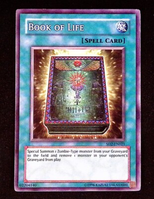 Book of Life YuGiOh Structure Deck Zombie Madness Spell Common-image