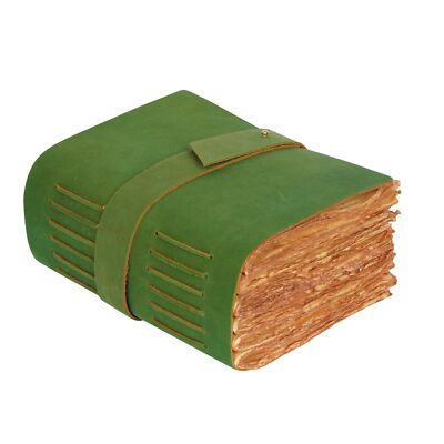 Vintage Leather Bound Journal | Green 8