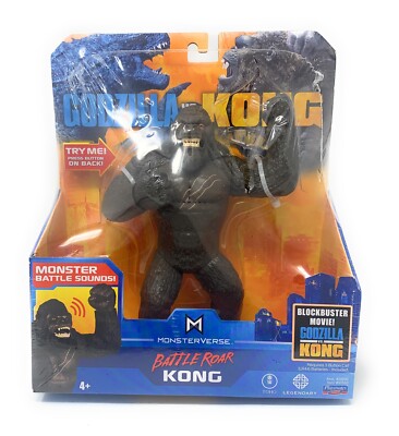 Godzilla vs Kong Monsterverse Battle Roar Kong-NIB-image