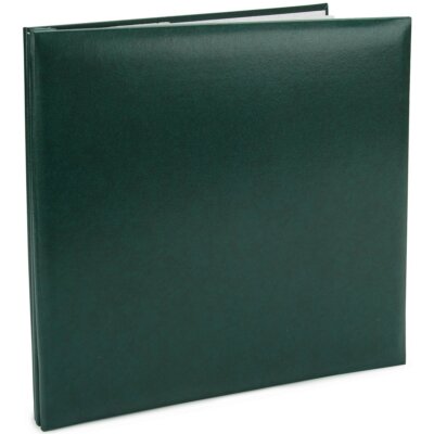 Pioneer Leatherette Postbound Album 12-Inch by 12-Inch Green-image