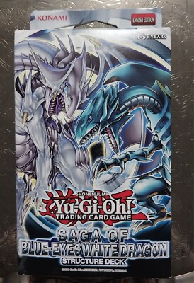 Yu-Gi-Oh! TGC Saga Of Blue Eyes White Dragon Structure Deck 2020 Brand New-image