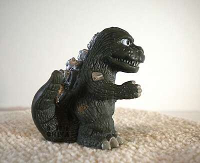 BANDAI 2002 GODZILLA MINI SOFUBI THEATER EXCLUSIVE FAKE GODZILLA 1974 SD FIG NEW-image