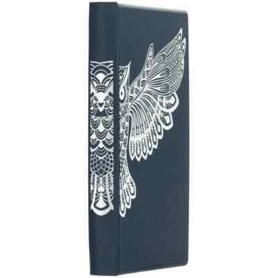 Leather-bound diary Owl💛💙-image