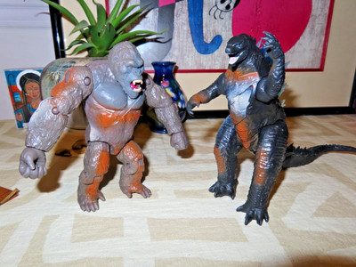 2020 Toho Playmates Godzilla vs Kong Monsterverse battle Scar Action Figure Toys-image