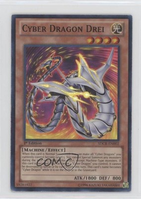 Cyber Dragon Drei 1st Ed. YuGiOh Revolution Structure Deck #SDCR-EN002 0p5r-image
