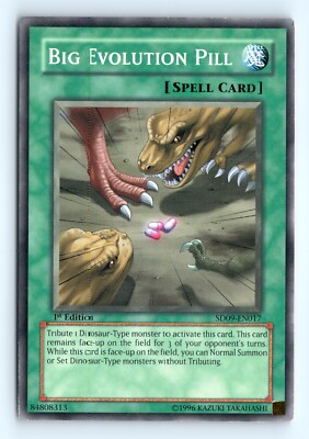Yu-Gi-Oh Big Evolution Pill #SD09-EN017 Structure Deck: Dinosaur's Rage tcg LP-image