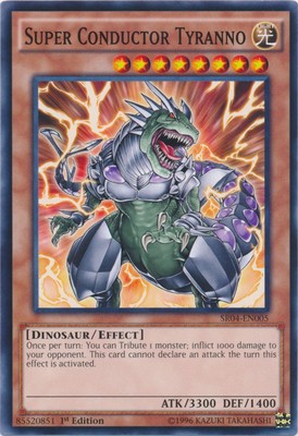 Super Conductor Tyranno - SR04-EN005 - Common - 1st Edition - Near Mint-image