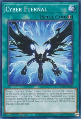 Cyber Eternal - SDCS-EN022 - Common - 1st Edition NM YuGiOh!  Structure Deck: Cy-image