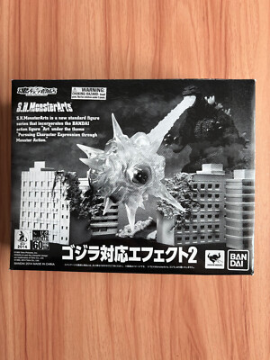 Bandai SH Monster Arts Godzilla Special Effects Set 2 Complete US Seller-image