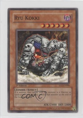 2005 Yu-Gi-Oh! Zombie Madness Structure Deck 1st Edition Ryu Kokki 0ie5-image