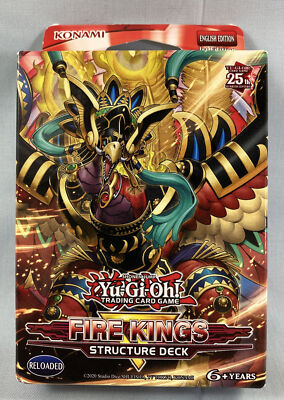 Yu-Gi-Oh! Fire Kings Structure Deck - Factory SEALED Trading Card Game-image