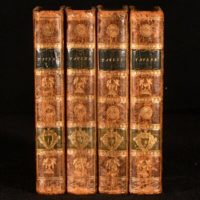 1794 4vol The Tatler by Isaac Bickerstaff-image