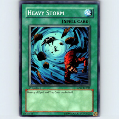 Yugioh Heavy Storm SD10-EN026 1st Edition Common - NM-image