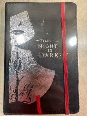 GAME OF THRONES Black Leather Bound Journal, Sealed New-image