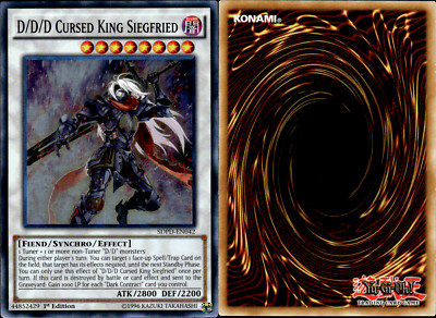 D/D/D Cursed King Siegfried SDPD-EN042 Super Rare X 1 Near Mint 1st Edition-image