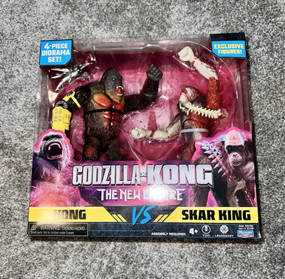 Godzilla vs. Kong Collectible 4+ Action Figures, Multicolor, 3.50