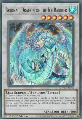Brionac, Dragon of the Ice Barrier - Yu-Gi-Oh! Structure Deck - LP - 1st Edition-image