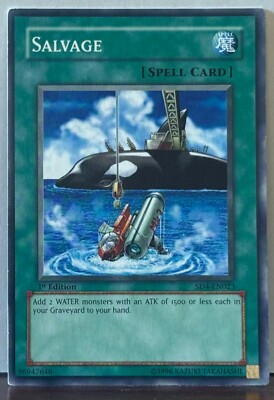 Salvage - SD4-EN023 - Common - 1st Edition LP YuGiOh! Structure Deck NS4-image