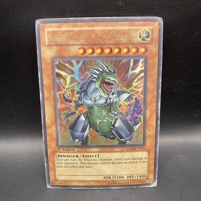 Super Conductor Tyranno SD09-EN001 Structure Deck: Dinosaur's Rage 1st Edition-image