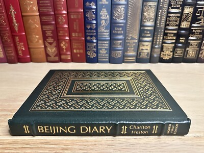 Beijing Diary, Charlton Heston, Signed ✍️ 1st Ed, Easton Press, Excellent-image