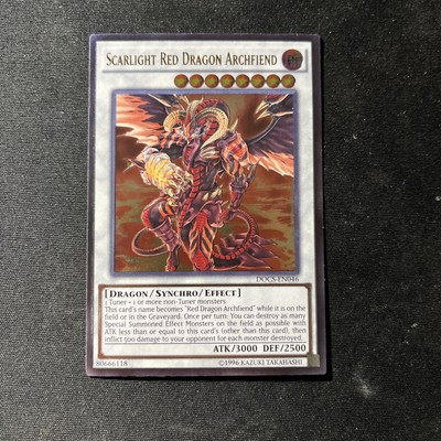 Scarlight Red Dragon Archfiend DOCS-EN046 UTR Ultimate Rare Yugioh Card 1st-image