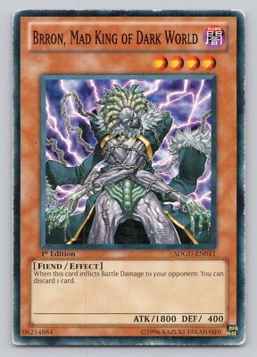 Brron, Mad King of Dark World Yu-Gi-Uh! Structure Deck: Gates of the Underworld-image