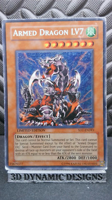 | Yugioh Armed Dragon Lv7 SD1-ENDE1 Secret Rare Deluxe Edition  PL 🔥 |-image