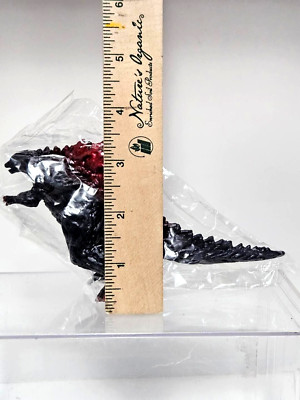 Godzilla Monster Figure About 4 inches high.  King of the monster's red-image