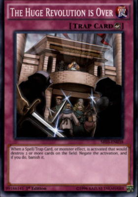 2017 Yu Gi Oh Machine Reactor Structure Deck #SR03EN038 Huge Revolution Over C-image