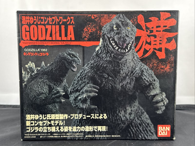 2008 BANDAI GODZILLA 1962 Yuji Sakai Concept Works KAMAE Figure WITH BOX-image