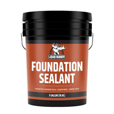 Concrete Foundation and Basement Sealant - Indoor & Outdoor Waterproof Coating, -image