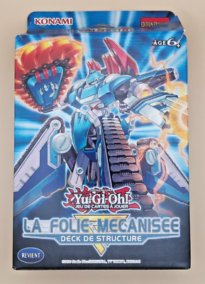 YU GI OH! MADNESS MECHANIZED STRUCTURE DECK - Deck with Card Protectors-image