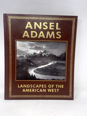ANSEL ADAMS Landscapes of the American West Leather Photo Book Quercus (99)-image