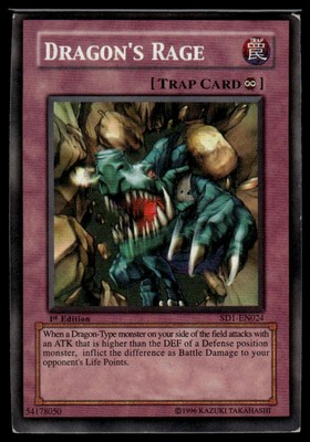 Structure Deck: Dragon's Roar #SD1-EN024 Dragon's Rage-image