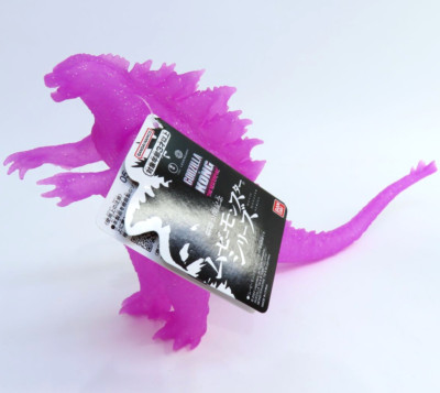 Clear Glitter Pink Godzilla 2024 6 1/4