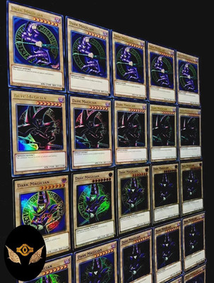 YUGIOH 100 CARDS  • DARK MAGICIAN • ULTRA RARES & SUPER RARES • HOLOS • NM-image
