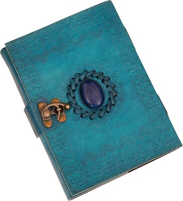 Leather Journal Writing Notebook Handmade Bound Vintage Journal For Women & Men-image