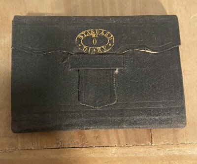 Antique Standard Diary Published 1900 Unused Leather Bound-image
