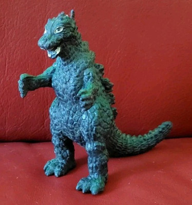 Vintage Godzilla Knockoff Figure Made in China Monster Kaiju Creature Retro Toys-image