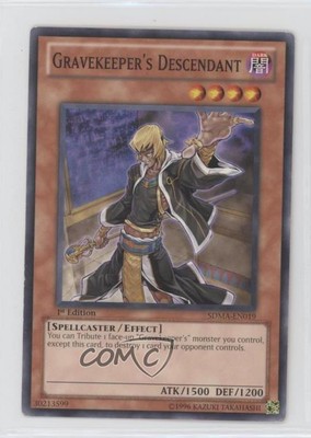 2010 Yu-Gi-Oh! Marik Structure Deck 1st Edition Gravekeeper's Descendant 0lk4-image