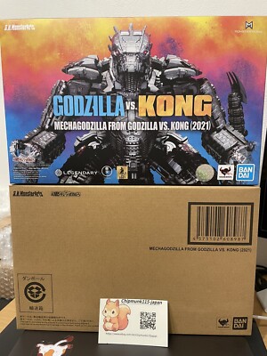S.H.MonsterArts Godzilla Vs Kong Mechagodzilla 2021 Godzilla Figure From Jp New-image