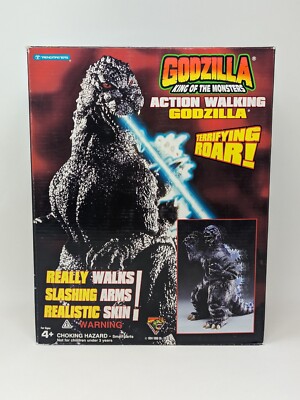 Trendmasters Godzilla King Of The Monsters Action Walking Working HTF Rare VGC-image