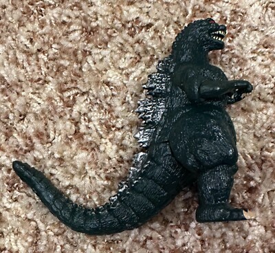 Vintage 1994 Godzilla Green Rubber Figure Trendmaster Toho 4”-image