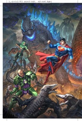 Justice League Vs Godzilla Vs Kong 2 #1 Of 7 CVR C Alan Quah Var 6/4-image