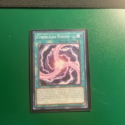 Yu-Gi-Oh! TCG Cyberload Fusion Structure Deck: Cyber Strike SDCS-EN026 1st...-image