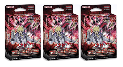 3X Sealed - Yu-Gi-Oh! - The Crimson King Structure Deck (SDCK-EN) Brand New-image