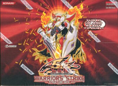 YUGIOH WARRIOR'S STRIKE STRUCTURE DECK BOX BLOWOUT CARDS-image