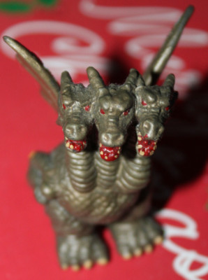 King Ghidorah Mini Figure Godzilla King of the Monsters Toho Japan Vintage-image